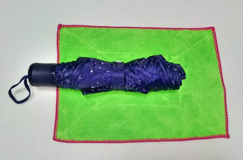 吸水折りたたみ傘カバーの作り方1